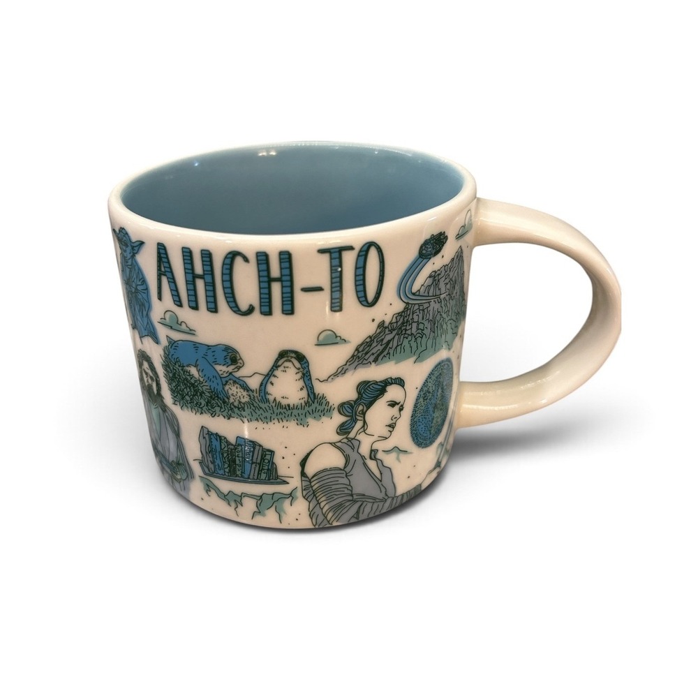 Starbucks Been There Series Star Wars Ahch-To Mug 14oz Ceramic Blue White Cup